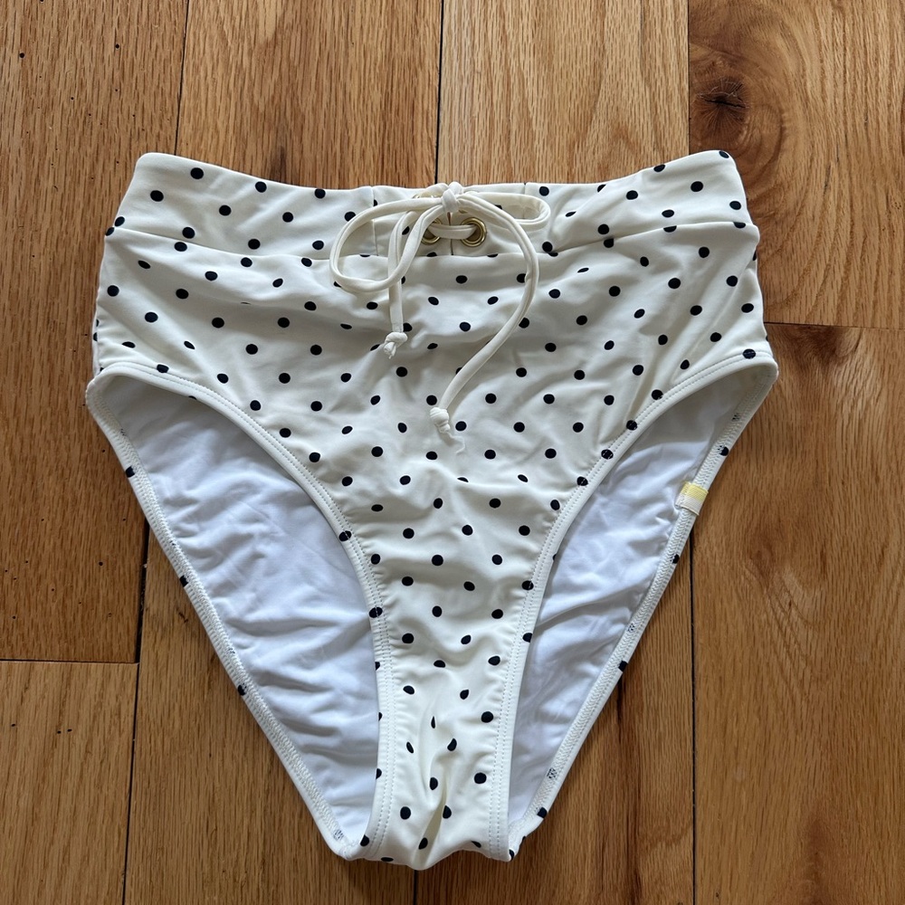 Summersalt Polka Dot High-Waisted Bikini Bottoms size 2